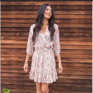 NWTS Size large, floral printed dress